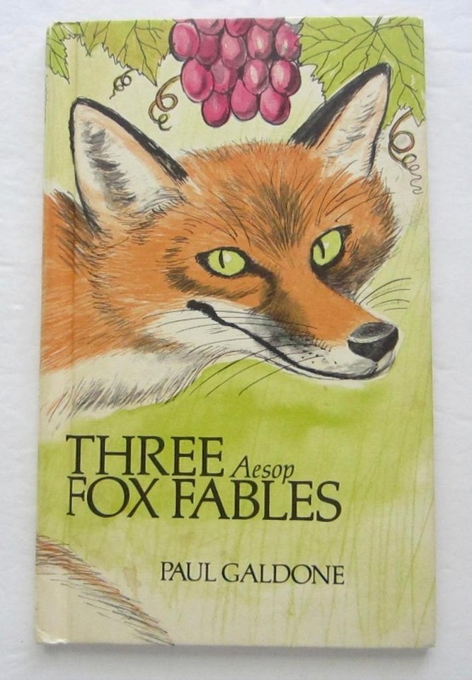 Three Aesop FOX FABLES ~ Paul Galdone Vintage Children&#39;s Weekly Reader H... - $8.81