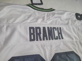 NEW SIGNED Seattle Seahawks Deion Branch #83 Stitched Authentic Jersey SZ 54 - £195.54 GBP