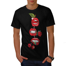 Lip Cherry Cool Fashion Shirt Rock&amp;Roll Men T-shirt - £10.21 GBP