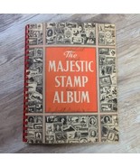 1952 The Majestic Stamp Album With Lot of Stamps From Many Countries - £32.05 GBP