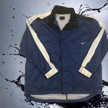 Nike Lightweight Nylon Jacket Windbreaker Royal  Blue Black White Men’s Med - £20.42 GBP