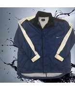 Nike Lightweight Nylon Jacket Windbreaker Royal  Blue Black White Men’s Med - £20.12 GBP