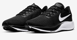 Men&#39;s Nike Air Zoom Pegasus 37 Running Shoes, BQ9646 002 Multi Sizes Black/White - £103.85 GBP