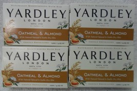 Qty 4 New Yardley London Oatmeal &amp; Almond Moisturizing &amp; Soothing Bath Soap Bars - £11.76 GBP