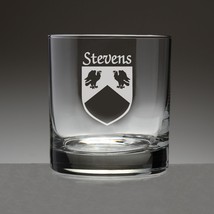 Stevens Irish Coat of Arms Tumbler Glasses - Set of 4 (Sand Etched) - $68.00