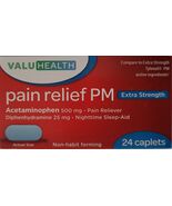Extra Strength Pain Relief PM, 24 Caplets - $3.46
