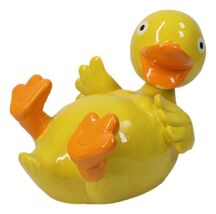 Bath Buddy Whimsical Yellow Duckie Duckling Duck Money Coin Savings Pigg... - $20.99