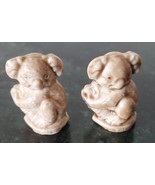 2 Vtg Wade Whimsies England Red Rose Tea Miniature Koala Bear Pottery Fi... - £4.87 GBP