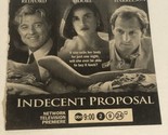 Indecent Proposal Tv Guide Print Ad Demi Moore Robert Redford TPA15 - £4.68 GBP