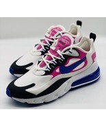 NEW Nike Air Max 270 React Summit White Fuchsia Blue CI3899-100 Women&#39;s ... - $178.54 CAD