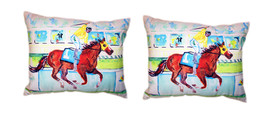 Pair Of Betsy Drake First Place No Cord Pillows 16 X 20 - £70.35 GBP