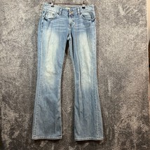 BKE Jeans Womens 30x33.5 Light Wash Fade Bootcut Culture Stretch Western Lowrise - £13.37 GBP
