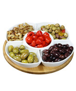Elama Signature 12 1/4 Inch 6-Piece Lazy Susan Appetizer and Condiment S... - €57,89 EUR