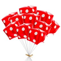 10 Pcs Cube Foil Balloons 24 Inches Square Dice Foil Balloon 4D Mylar Balloon Fo - £20.47 GBP