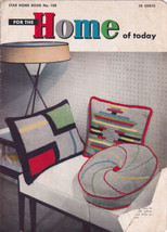 Vtg Pattern Book Crochet Knit FOR THE HOME OF TODAY Star No. 108 Pillow ... - £3.18 GBP