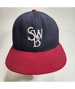 Vintage Scranton Wilkes Barre Red Barons Fitted Hat MILB Minor Wool 7 1/4 - $69.25