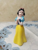 Vintage Snow White Porcelain Ceramic Figurine Walt Disney Japan 5 3/4&quot; - £10.47 GBP