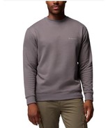 Columbia Mens Sweatshirt Gray Grey Crewneck Long Sleeves Midweight Logo ... - $63.18 CAD