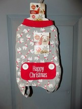Pet Central Festive Gray Lama Happy Christmas Pajama PJ&#39;s Size XS NEW - £13.72 GBP