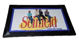 Seinfeld Framed Picture Decor Black Jerry Kramer Elaine George Wall Art NEW - £12.54 GBP