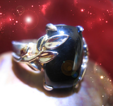 Haunted Ring Antique Scrying Ring Scholars Gazing Tool Extreme Magick Scholars - £190.06 GBP
