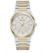 Bulova Mens Watch 98B424 Stainless Steel Two-Tone Quartz 50m Analog Classic - $403.45 CAD