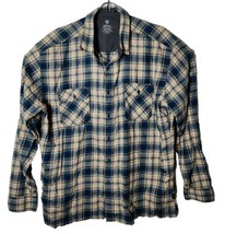 Kuhl Flannel Shirt Men XXL Plaid Button Down Long Sleeve Hiking Outdoors... - £54.60 GBP