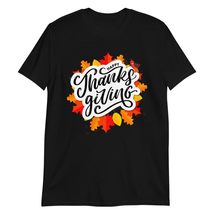 Happy Thanksgiving Family Dinner T-Shirt Black - £14.58 GBP+