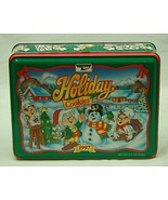 Keebler Holiday Cookies Tin Box Canister Christmas Advertising &#39;97 Snowm... - £17.11 GBP