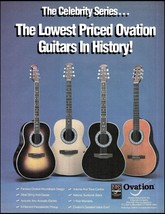 1985 Ovation Celebrity Series acoustic guitar advertisement 8 x 11 ad print - £3.39 GBP