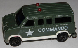 Majorette Fourgon 279/239 Military Green Commando Van Made France Sonic Flasher - £7.85 GBP