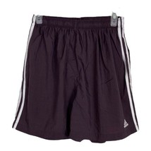 Adidas Boys Youth Shorts Size Large L Purple Basketball Elastic Waist Ti... - $17.59