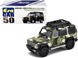 Mercedes Benz G-Class w Roof Rack Military Camouflage 1ST Special Edition 1/64 D - £18.01 GBP