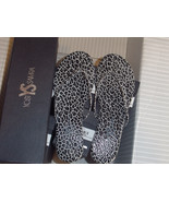YOSI SAMRA ROEE Snow Leopard  FLIP FLOPS SANDALS Size 5 $70 NIB - $445.21 MXN