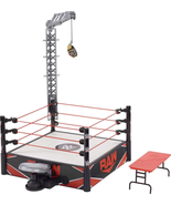 WWE Wrekkin Kickout Ring Playset Action Figures Launcher Ref Mode 20 Inches - $1,637.44 MXN