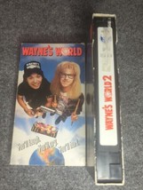 Waynes World 1 &amp; 2 VHS Cassette Tapes Mike Myers Dana Carvey - £7.94 GBP