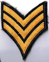 Canadian Armed Forces Petty Officer Second Cl Gold On Black Arm Patch 3&quot; x 3.5&quot; - £2.36 GBP