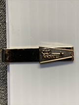 Vintage Robbins Co TWA Innovates Airplane Lapel Tie Pin Clip Bar Aviatio... - $14.85
