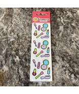 Vintage Sandylion Sticker Designs Makeup Lipstick Brush Mirror Kromekote... - €16,96 EUR