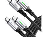Usb C To Usb C Cable, 100W [2-Pack 6.6Ft] Pd 5A Fast Charging Type C To ... - $22.99