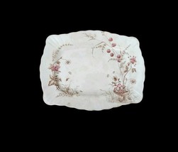 Antique John Edwards England Daphne Fenton Brown Ironstone Platter 15 3/... - $148.50