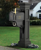 MAYNE 5805B Liberty Mailbox Post- Black - £235.34 GBP