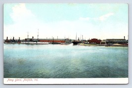 Postcard Navy Ship Yard Norfolk VA Divided Back Unposted - £2.89 GBP