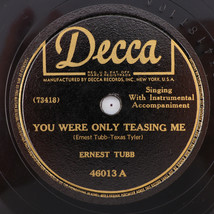 Ernest Tubb – You Were Only Teasing Me/I&#39;m Beginning To 1946 78rpm Record 46013 - £8.27 GBP