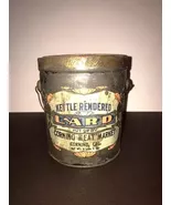 Kettle Rendered Lard Corning Meat Market tin - $35.00