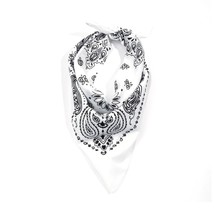 Rothco Jumbo Trainmen Paisley Bandana Cotton White Headwrap Face Cover 2... - $9.53