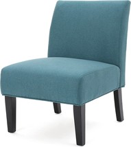 Christopher Knight Home Kassi Fabric Accent Chair, Dark Teal 29. 50”D X 22. 50”W - £116.69 GBP