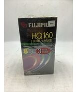 Fuji HQ 160 VHS High Quality 8 Hour Blank Video Cassette Tapes 3 Pack NE... - $14.99