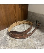 American Eagle Brown Genuine Leather Detailed  Belt - Men&#39;s Size Small - $41.01 CAD