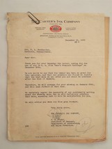 Lot 1930 Vintage 3 Rev F A Buckhalter Hatfield Pa Carter Ink Co Boston Ma Letter - £36.98 GBP